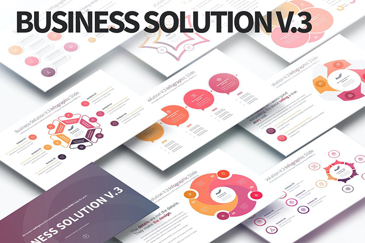 قالب پاورپوینت اینفوگرافیک حرفه ای Business Solution V.3 PowerPoint Infographics قالب پاورپوینت اینفوگرافیک حرفه ای Business Solution V.3 PowerPoint Infographics
