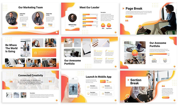 قالب پاورپوینت حرفه ای تم شرکتی Danello Agency Powerpoint Template قالب پاورپوینت حرفه ای تم شرکتی Danello Agency Powerpoint Template