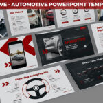 قالب پاورپوینت حرفه ای تم صنعت خودرو Monotive Automotive Powerpoint Template