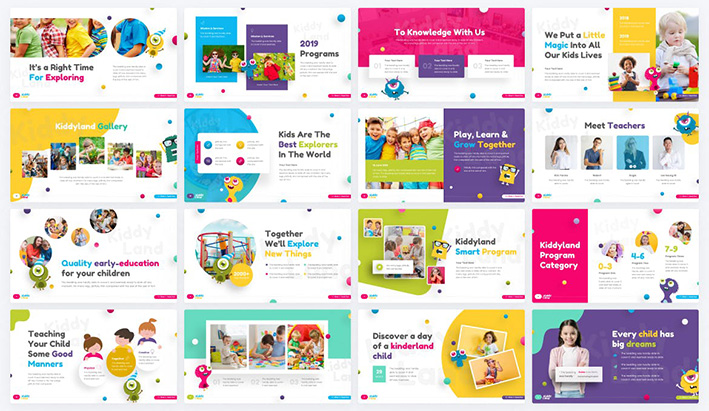 قالب پاورپوینت حرفه ای مهدکودک Kiddyland Education-Kids PowerPoint Template قالب پاورپوینت حرفه ای مهدکودک Kiddyland Education-Kids PowerPoint Template