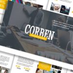 قالب پاورپوینت و گوگل اسلایدر تم تجارت Corben Business Template Prensentation