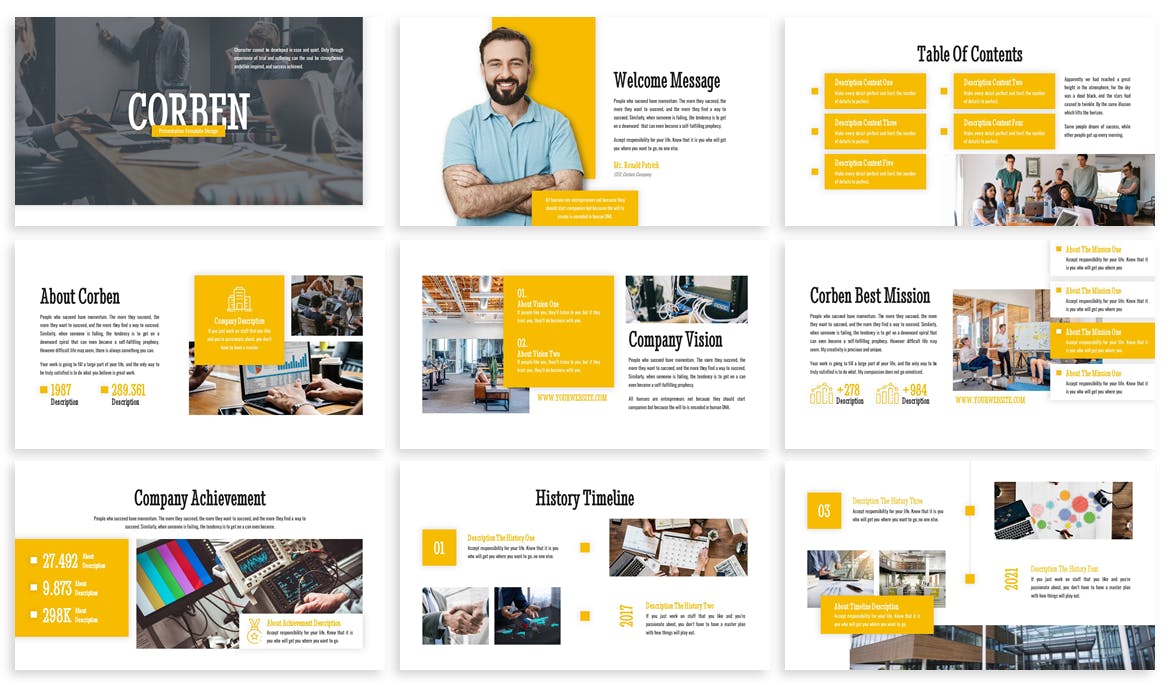 قالب پاورپوینت و گوگل اسلایدر تم تجارت Corben Business Template Prensentation قالب پاورپوینت و گوگل اسلایدر تم تجارت Corben Business Template Prensentation