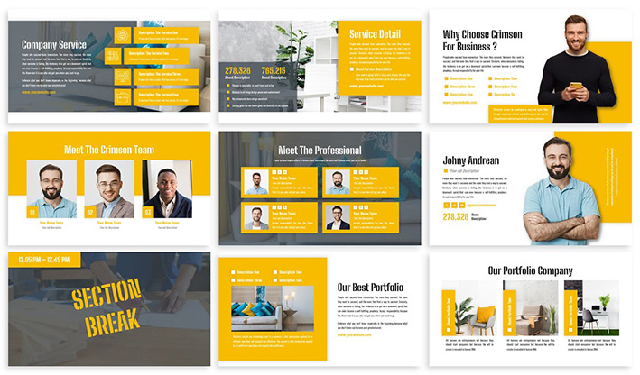 قالب پاورپوینت و گوگل اسلایدر تم تجارت Crimson Business Template Prensentation قالب پاورپوینت و گوگل اسلایدر تم تجارت Crimson Business Template Prensentation