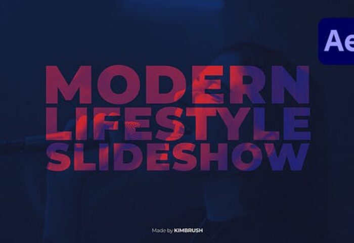 پروژه افتر افکت 2021 تیتراژ با موزیک تم سبک زندگی Modern Lifestyle