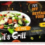 پروژه افتر افکت با موزیک تبلیغات منوی رستوران Devils Grill Menu Promo