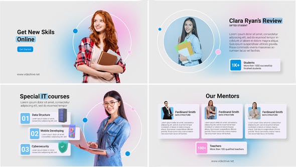 پروژه افتر افکت تبلیغات آموزش آنلاین با موزیک Online Courses Promo B111 پروژه افتر افکت تبلیغات آموزش آنلاین با موزیک Online Courses Promo B111