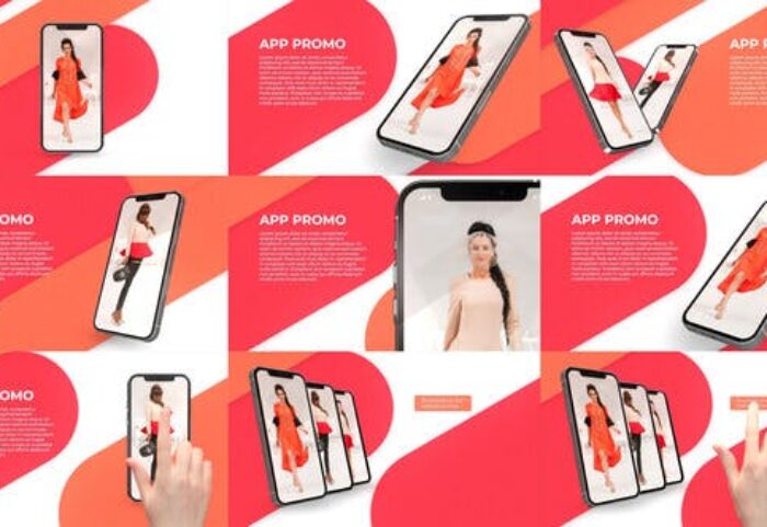 پروژه افتر افکت تبلیغات برنامه موبایل Quick Mobile App Promo