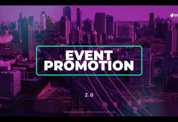 پروژه افتر افکت رزولوشن 4K تبلیغات همایش Event Promotion
