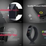 پروژه پریمیر حرفه ای با موزیک تبلیغات محصولات Visual Product Promo