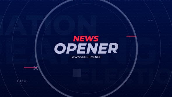 پروژه پریمیر حرفه ای با موزیک تیتراژ برنامه خبری News Opener پروژه پریمیر حرفه ای با موزیک تیتراژ برنامه خبری News Opener