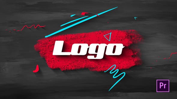 پروژه پریمیر لوگو افکت براش رنگ با موزیک Brush Scribble Logo پروژه پریمیر لوگو افکت براش رنگ با موزیک Brush Scribble Logo