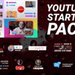 پکیج پروژه افتر افکت تبلیغات کانال یوتیوب Youtube Starter Pack