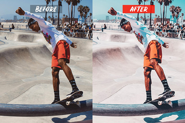 10 پریست لایت روم حرفه ای رنگی تم ونیز Venice Lightroom Presets