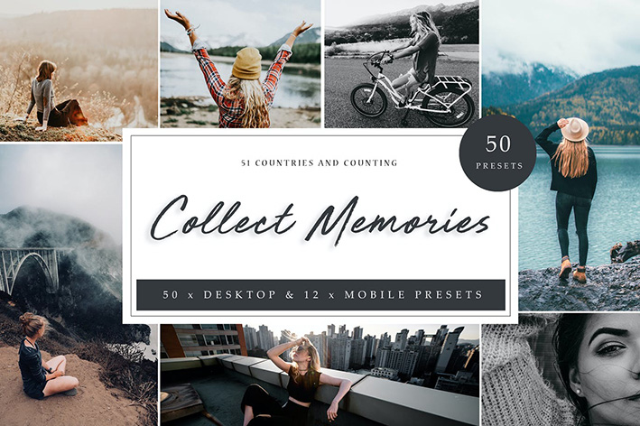 105 پریست لایت روم حرفه ای 2021 تم خاطرات Collect Memories Lightroom Presets 105 پریست لایت روم حرفه ای 2021 تم خاطرات Collect Memories Lightroom Presets