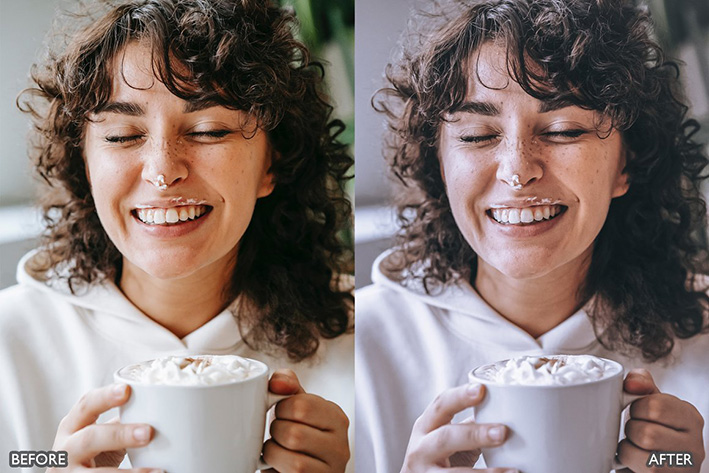 16 پریست لایت روم رنگی تم مینیمال Minimal Lightroom Presets
