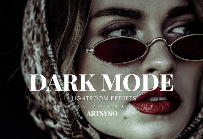 20 پریست لایت روم رنگی حرفه ای Dark Mode Lightroom Presets