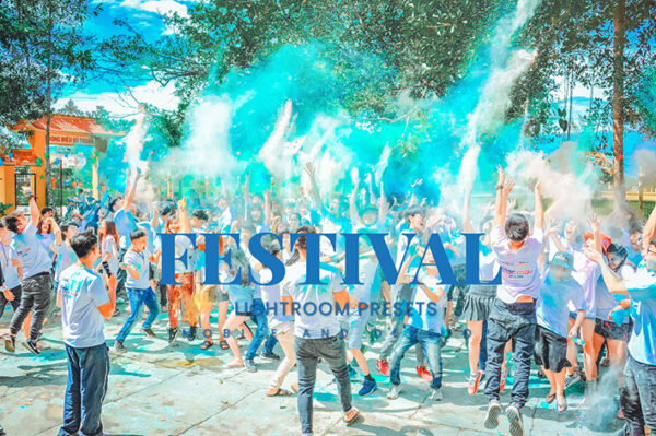 20 پریست لایت روم رنگی حرفه ای Festival Lightroom Presets