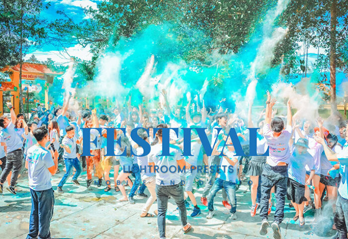 20 پریست لایت روم رنگی حرفه ای Festival Lightroom Presets