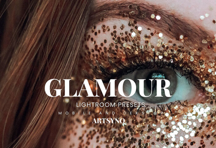 20 پریست لایت روم رنگی حرفه ای Glamour Lightroom Presets