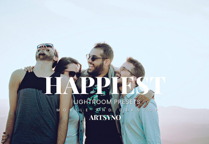 20 پریست لایت روم رنگی حرفه ای Happiest Lightroom Presets