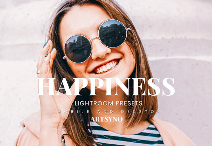 20 پریست لایت روم رنگی حرفه ای Happiness Lightroom Presets