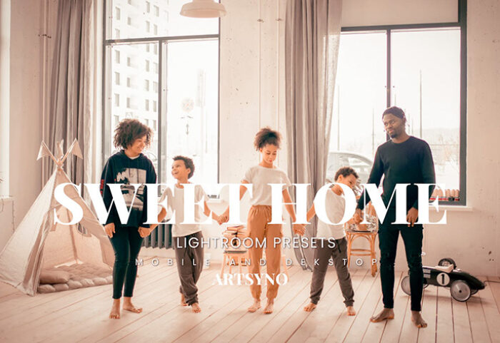 20 پریست لایت روم رنگی حرفه ای Sweet Home Lightroom Presets