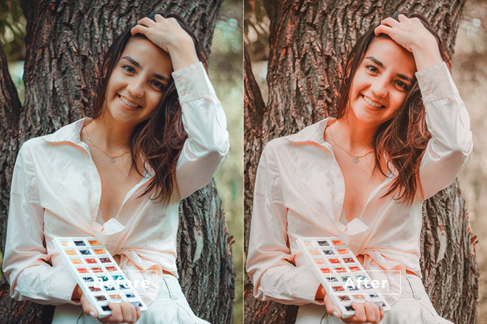 20 پریست لایت روم رنگی حرفه ای Sybilla Lightroom Preset