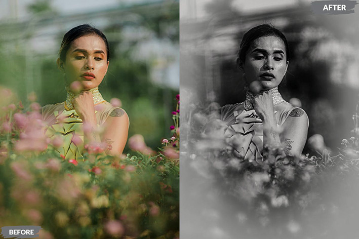 20 پریست لایت روم رنگی حرفه ای سیاه و سفید Blackground Lightroom Presets 20 پریست لایت روم رنگی حرفه ای سیاه و سفید Blackground Lightroom Presets
