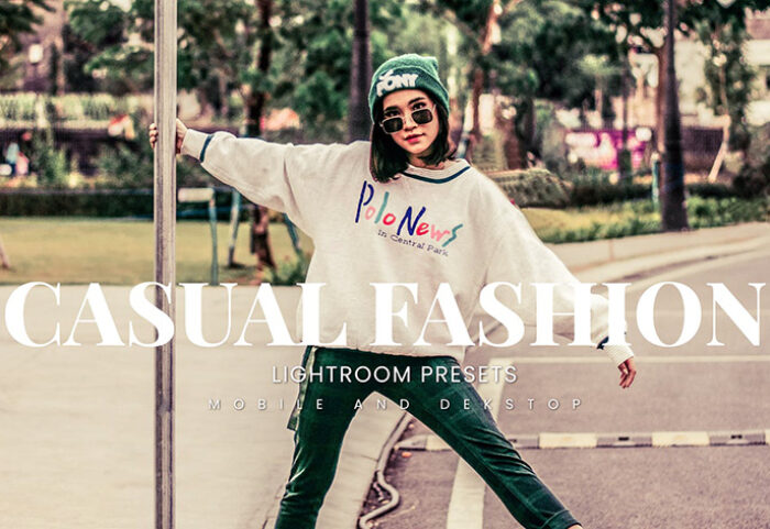 20 پریست لایت روم رنگی حرفه ای فشن Casual Lightroom Presets