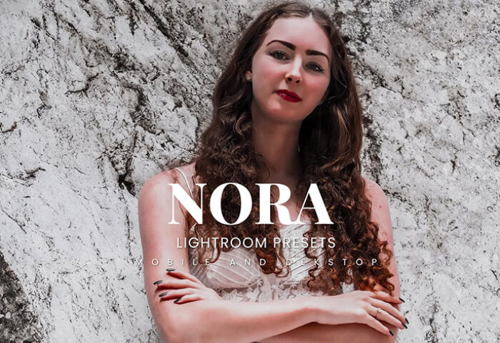 20 پریست لایت روم رنگی حرفه ای پرتره Nora Lightroom Presets