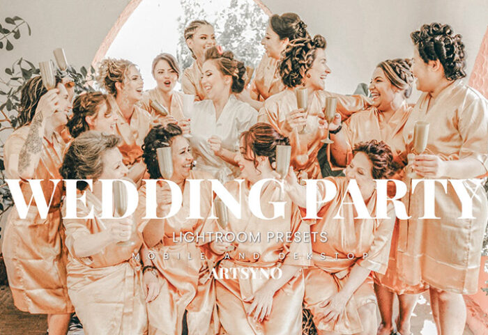 20 پریست لایت روم عروسی حرفه ای Wedding Party Lightroom Presets