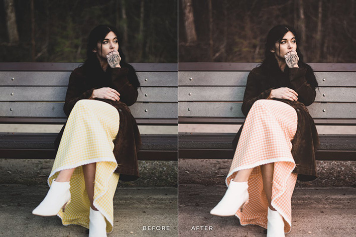 20 پریست لایت روم پرتره حرفه ای Aolani Lightroom Presets