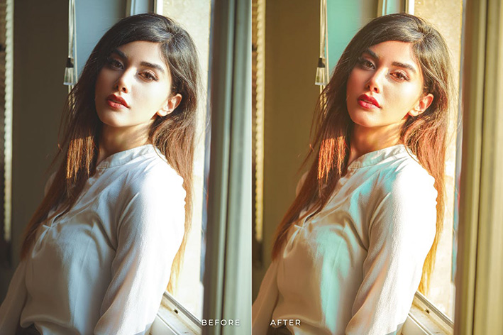 20 پریست لایت روم پرتره حرفه ای Hiapo Lightroom Presets