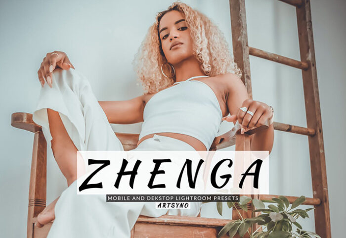 20 پریست لایت روم پرتره حرفه ای Zhenga Lightroom Presets