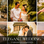 30 پریست لایت روم حرفه ای عکس عروس Elegant Wedding Lightroom Presets