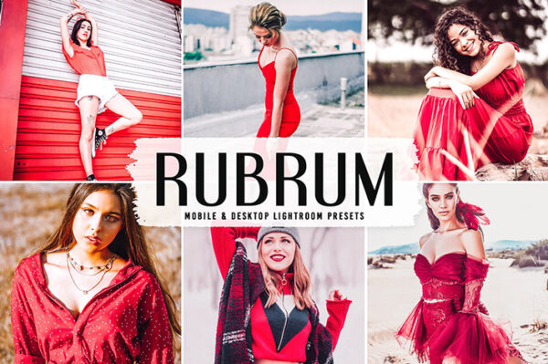 40 پریست لایت روم و پریست کمرا راو و اکشن فتوشاپ Rubrum Lightroom Presets