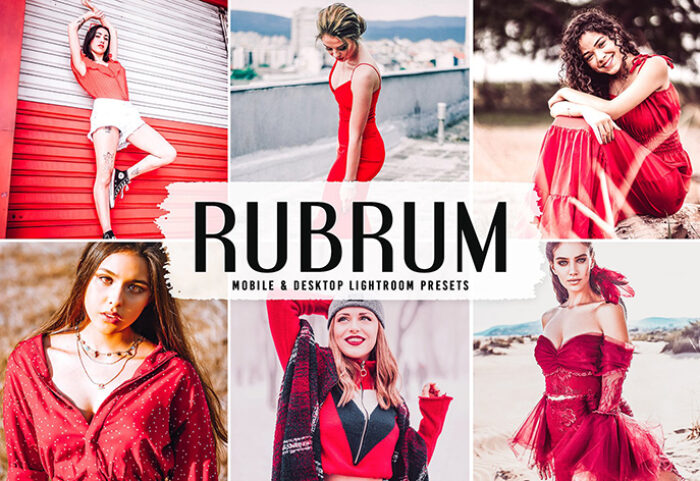 40 پریست لایت روم و پریست کمرا راو و اکشن فتوشاپ Rubrum Lightroom Presets