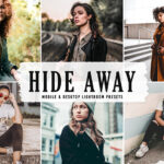 40 پریست لایت روم پرتره و پریست کمرا راو و اکشن فتوشاپ Hide Away Lightroom Presets