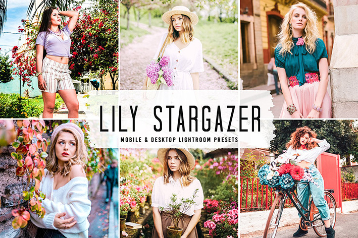 40 پریست لایت روم پرتره و پریست کمرا راو و اکشن فتوشاپ Lily Stargazer Lightroom Presets 40 پریست لایت روم پرتره و پریست کمرا راو و اکشن فتوشاپ Lily Stargazer Lightroom Presets