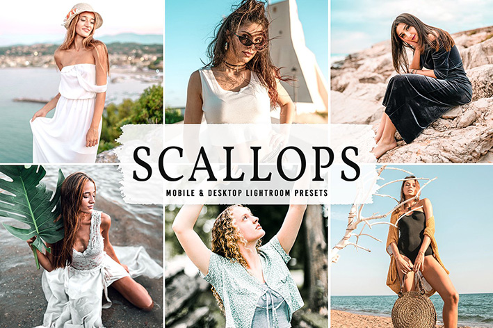 40 پریست لایت روم پرتره و پریست کمرا راو و اکشن فتوشاپ Scallops Pro Lightroom Presets 40 پریست لایت روم پرتره و پریست کمرا راو و اکشن فتوشاپ Scallops Pro Lightroom Presets