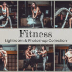 46 پریست لایت روم و اکشن فتوشاپ ورزش بدنسازی Fitness Lightroom Presets Photoshop