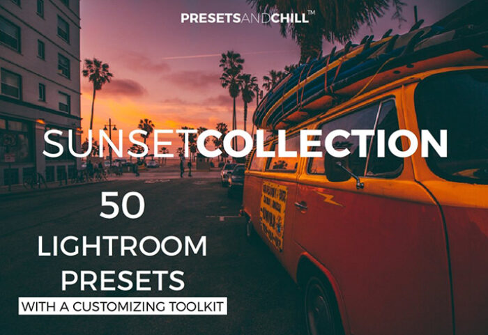 50 پریست لایت روم حرفه ای تم غروب آفتاب Sunset Sunrise Lightroom Presets