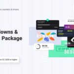 60 پروژه پریمیر شمارش معکوس و تایمر Countdowns Timers Pack MOGRT Premiere Pro