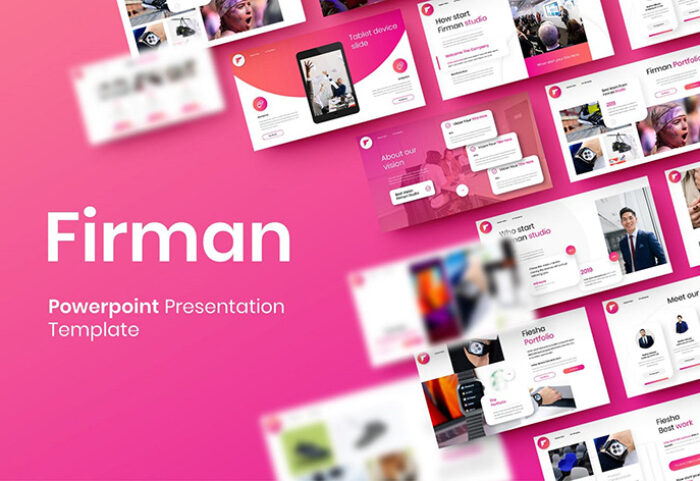 قالب پاورپوینت و گوگل اسلایدر تم تجارت Firman Business PowerPoint Template