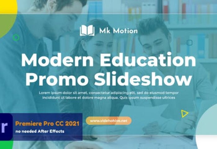 پروژه پریمیر اسلایدشو 2021 با موزیک مراکز آموزش Modern Education Slideshow