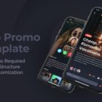 پروژه پریمیر حرفه ای با موزیک تبلیغات برنامه موبایل Mobile App Promo for Premiere Pro