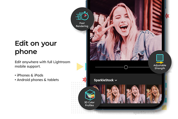 100 پریست لایت روم و پریست کمرا راو فتوشاپ و لات رنگی تم صورتی Rose Tinted Lightroom Presets LUTs