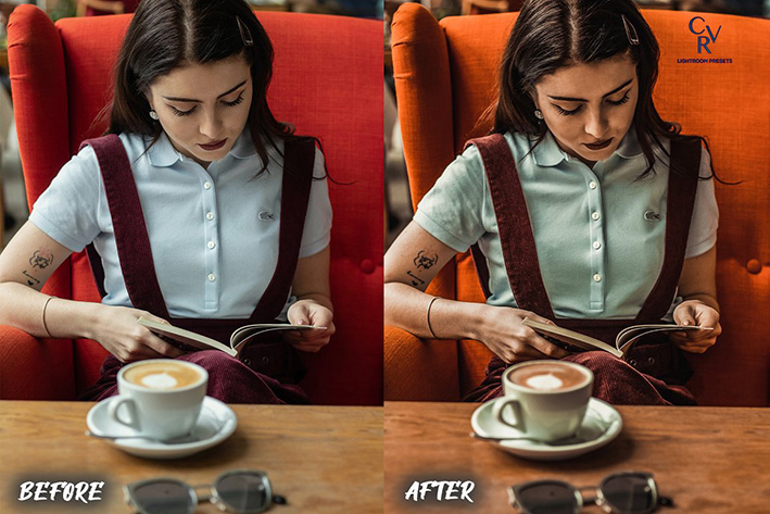 12 پریست لایت روم 2021 رنگ قهوه ای مدرن تم کافی شاپ Coffee Shop Lightroom Presets