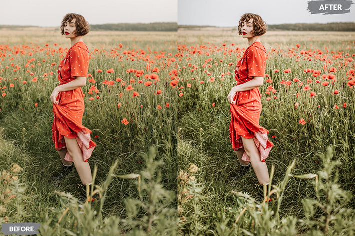 20 پریست لایت روم پرتره حرفه ای Amira Lightroom Presets