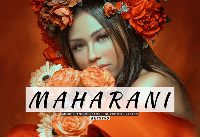 20 پریست لایت روم پرتره حرفه ای Maharani Lightroom Presets